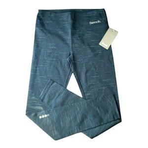 BENCH Women's Mid Rise Leggings Blue - Green Size Small
